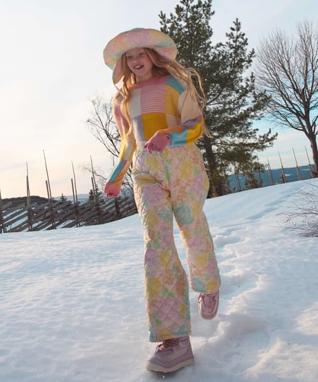 FISH & KIDS / PATCHWORK PASTELS SWEATER