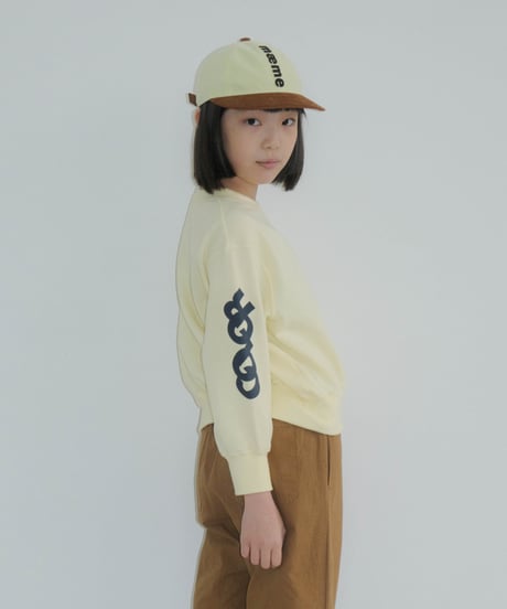 folk made / COLOR JERSEY SWEATSHIRT