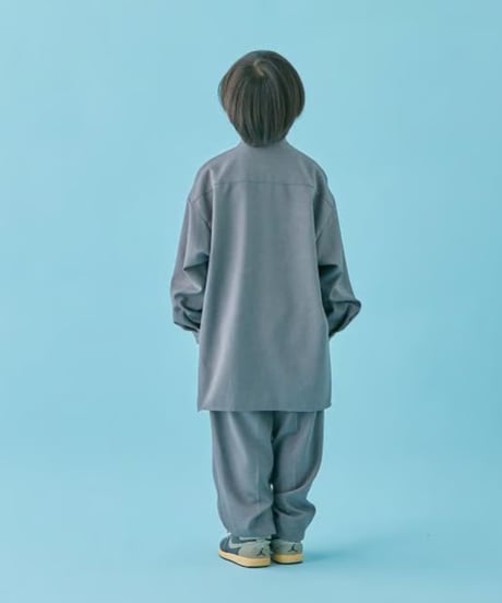 MOUN TEN. / SET・Polyester Canapa Shirts & 1tuck pants (145-155)