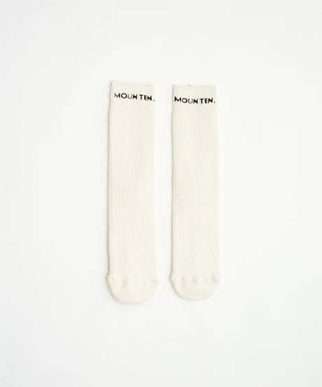 MOUN TEN. / LOGO TUBE HIGH SOCKS