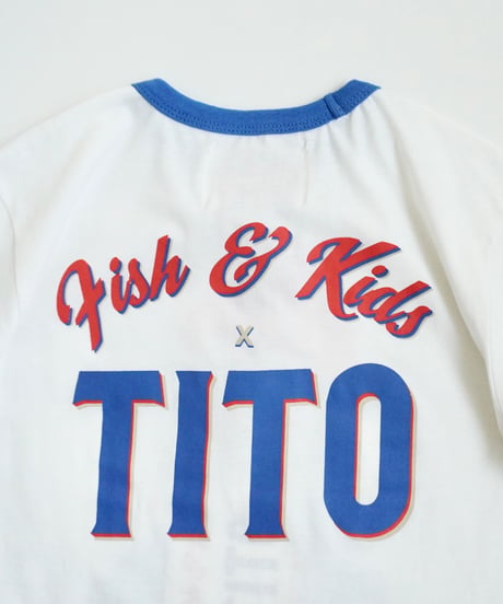 FISH & KIDS x TITO / CONTRAST COLOR T-SHIRT
