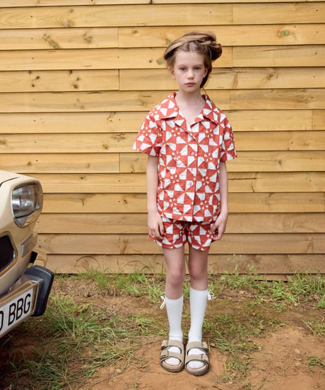 FISH & KIDS / PATCHWORK SHIRT