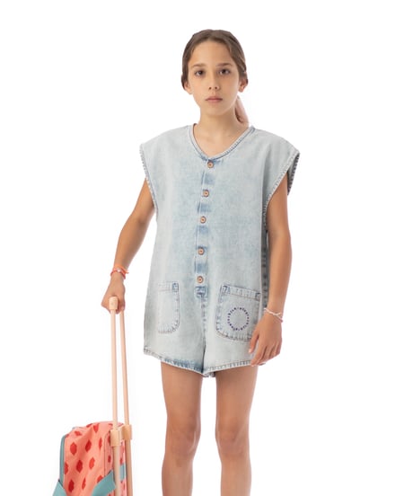 piupiuchick / short sleeveless jumpsuit