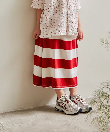 TOM & BOY / BORDER SKIRT