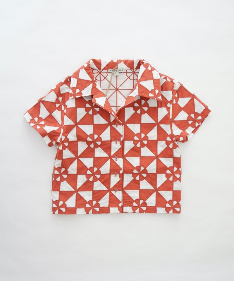 FISH & KIDS 2-3y パッチワークワンピース FISH & KIDS / PATCHWORK SHIRT | in the park