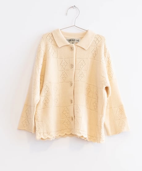 FISH & KIDS / SOFT CROCHET BLOUSE