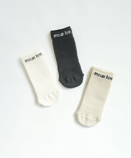 MOUN TEN. / TUBE SOCKS (for baby)