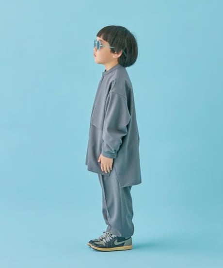 MOUN TEN. / SET・Polyester Canapa Shirts & 1tuck pants (145-155)