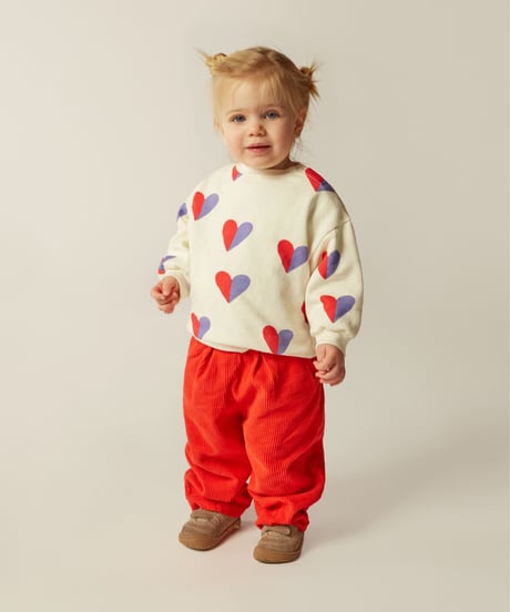 the campamento / BICOLOR HEART SWEAT