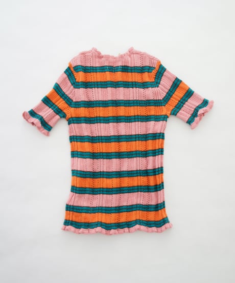 süß (suess) / Multi Border knit tops | pink