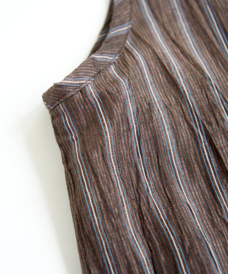 MOUN TEN. / LINEN BLEND NOSLEEVE TUNIC
