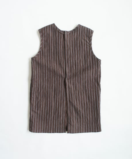 MOUN TEN. / LINEN BLEND NOSLEEVE TUNIC