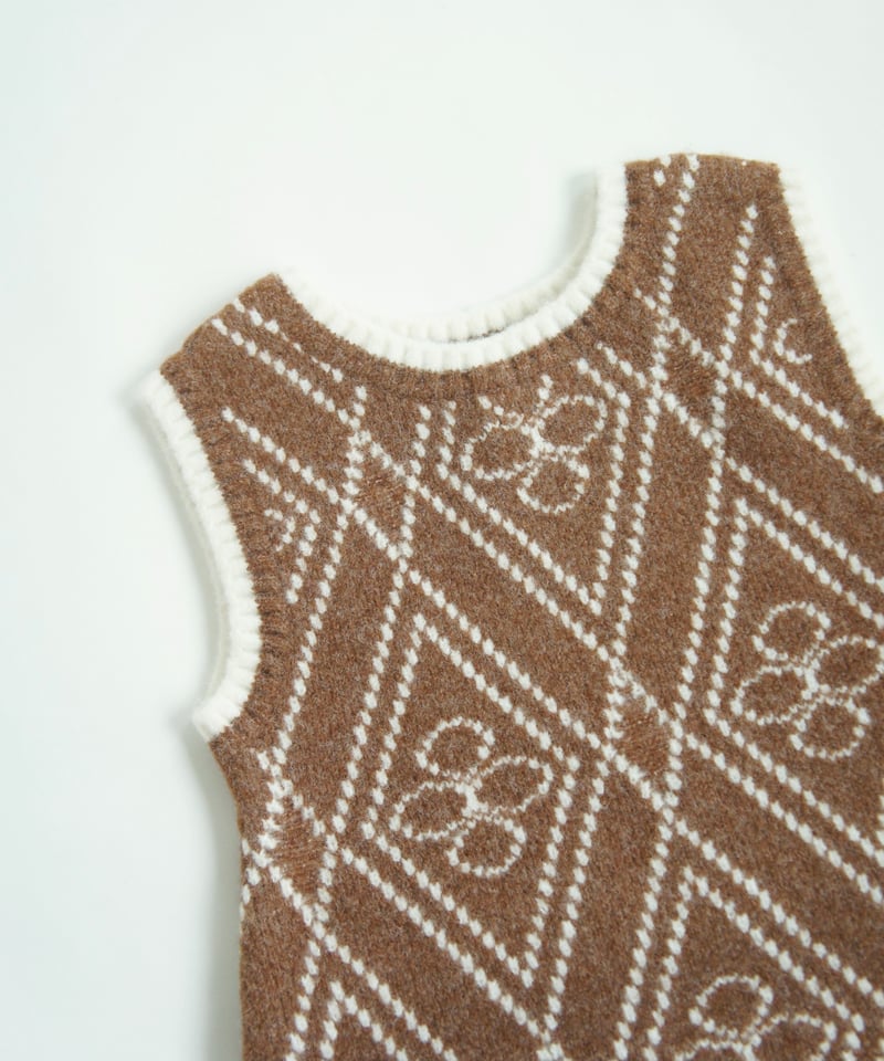 Fish&kids ニットワンピース FISH & KIDS / FLOWER KNIT DRESS | in the park