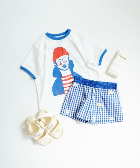 FISH & KIDS x TITO / CONTRAST COLOR T-SHIRT