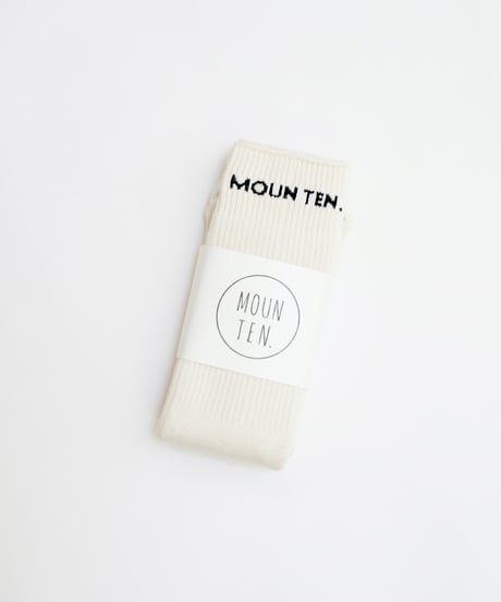MOUN TEN. / LOGO TUBE HIGH SOCKS