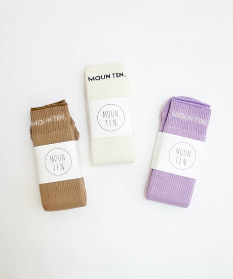 MOUN TEN. / LOGO TUBE HIGH SOCKS