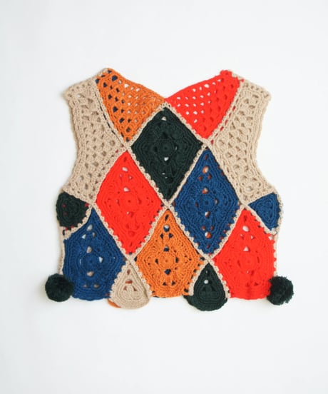 süß (suess) / Staind Glass Hand Knitted Vest
