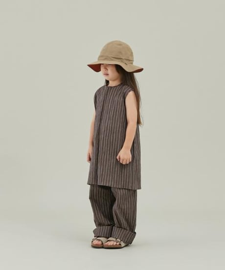 MOUN TEN. / LINEN BLEND NOSLEEVE TUNIC