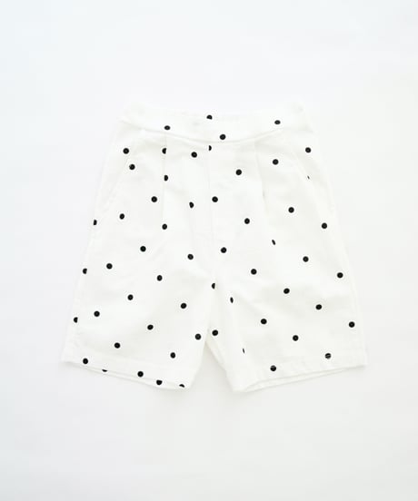TOM & BOY / WASHED SHORT PANTS  POLKA DOT