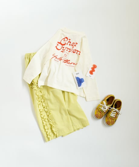 folk made / FRILL MOTIF PANTS