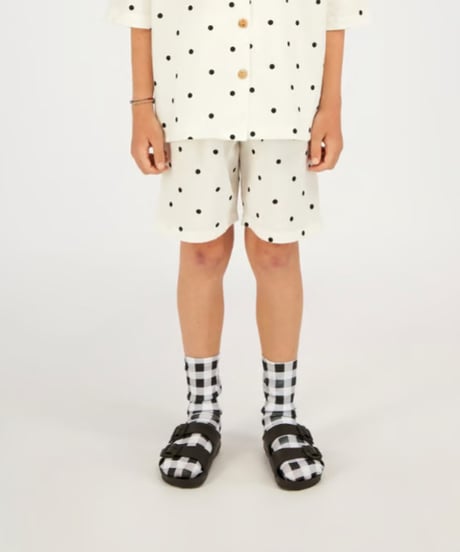 TOM & BOY / WASHED SHORT PANTS  POLKA DOT