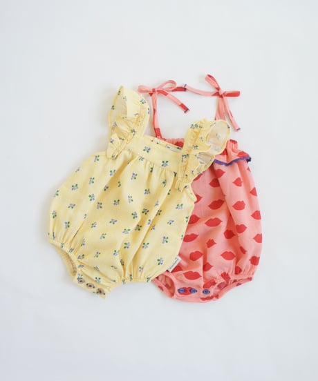 piupiuchick / baby romper w|ruffles