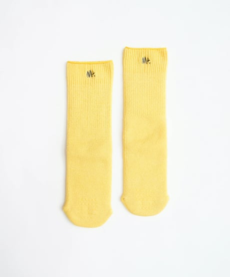 MOUN TEN. / wool cotton rib tube socks