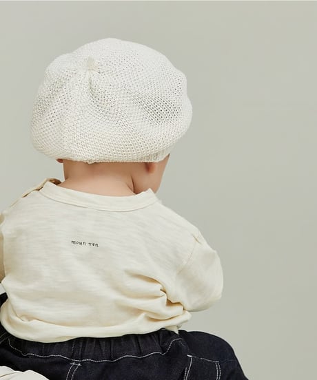 MOUN TEN. / FRONT TUCK ORGANIC JEANS (for baby)