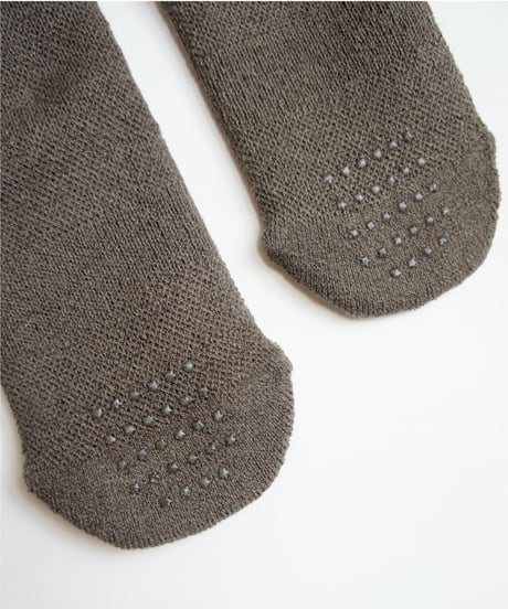 MOUN TEN. / wool cotton rib tube socks