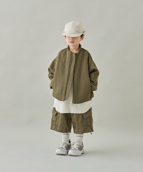MOUN TEN. / BRIGHT TWILL ZIP BLOUSON
