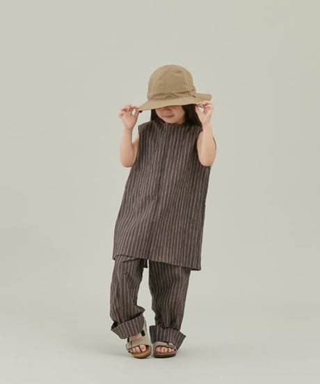 MOUN TEN. / LINEN BLEND NOSLEEVE TUNIC
