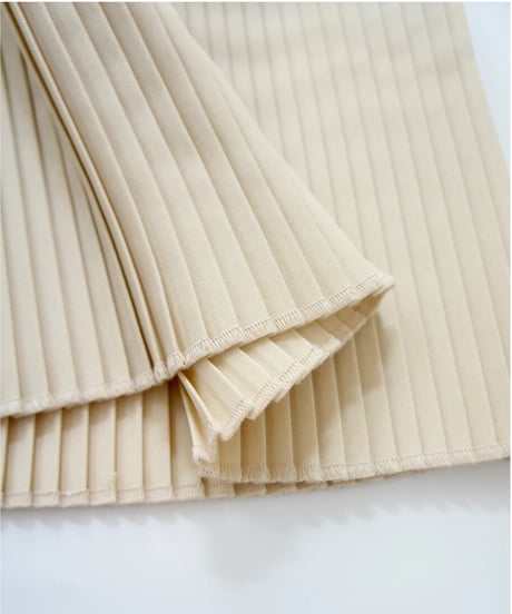 folk made / pleats skirt