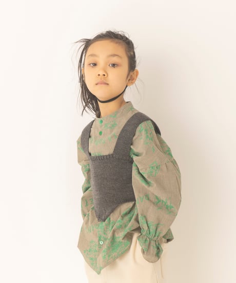folk made / rib bustier