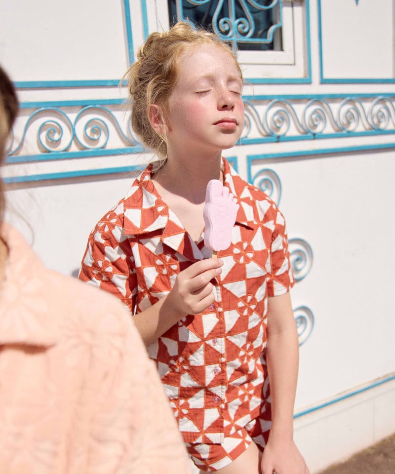 FISH & KIDS / PATCHWORK SHIRT | in the park