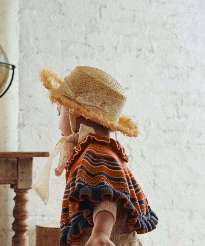 süß (suess) / Straw Hat with Italian Lace | in