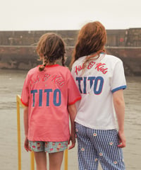 FISH & KIDS x TITO / CONTRAST COLOR T-SHIRT