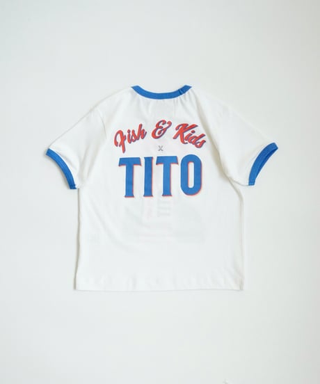 FISH & KIDS x TITO / CONTRAST COLOR T-SHIRT