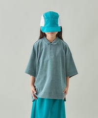 MOUN TEN. / PILE BORDER POLO SHIRT