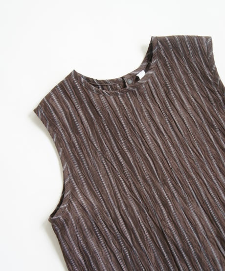 MOUN TEN. / LINEN BLEND NOSLEEVE TUNIC