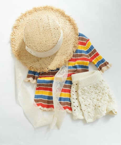 süß (suess) / Multi Border knit tops