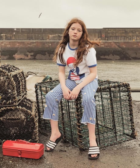 FISH & KIDS x TITO / CONTRAST COLOR T-SHIRT