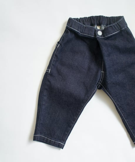 MOUN TEN. / FRONT TUCK ORGANIC JEANS (for baby)