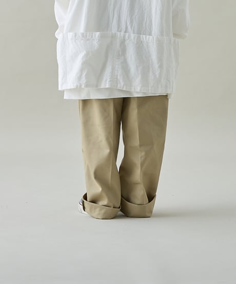 MOUN TEN. / CHINO WIDE PANTS