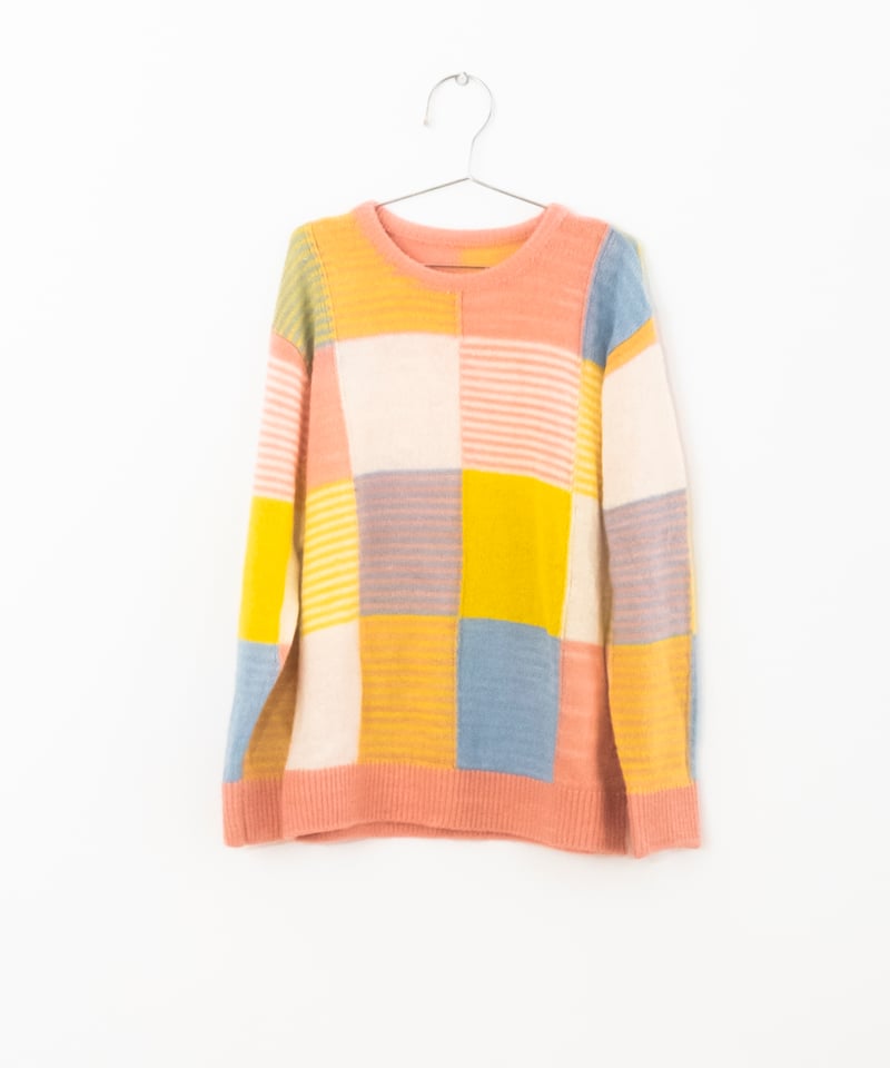 FISH & KIDS / PATCHWORK PASTELS SWEATER | in th