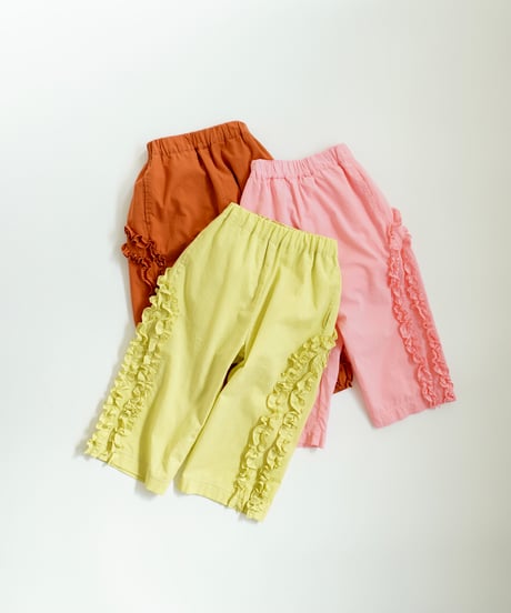 folk made / FRILL MOTIF PANTS