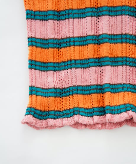 süß (suess) / Multi Border knit tops | pink