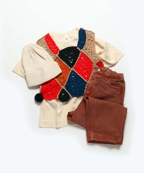 süß (suess) / Staind Glass Hand Knitted Vest