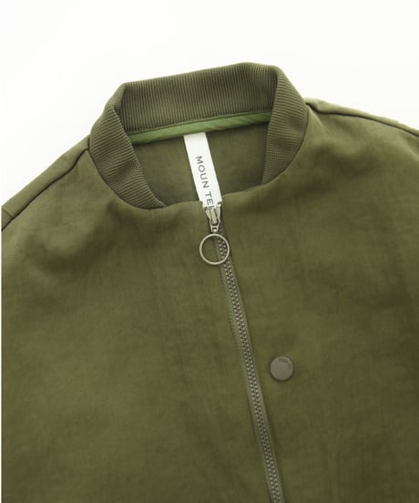 MOUN TEN. / BRIGHT TWILL ZIP BLOUSON