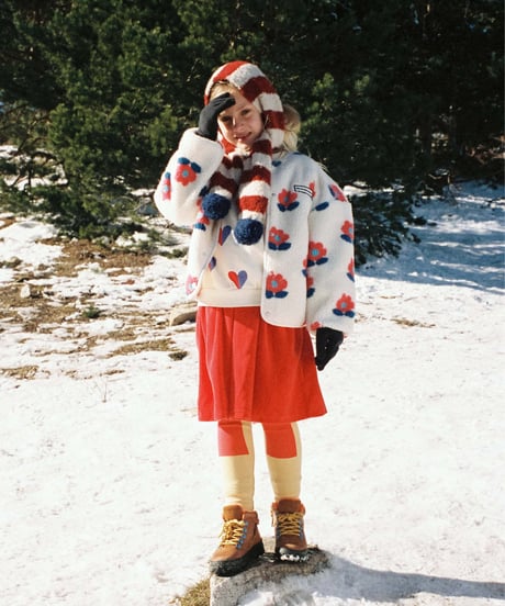 the campamento / BIG FLOWER BOA JACKET