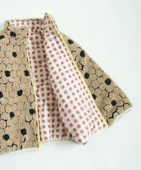 FISH & KIDS / TEDDY BEAR  REVERSIBLE JACSKET